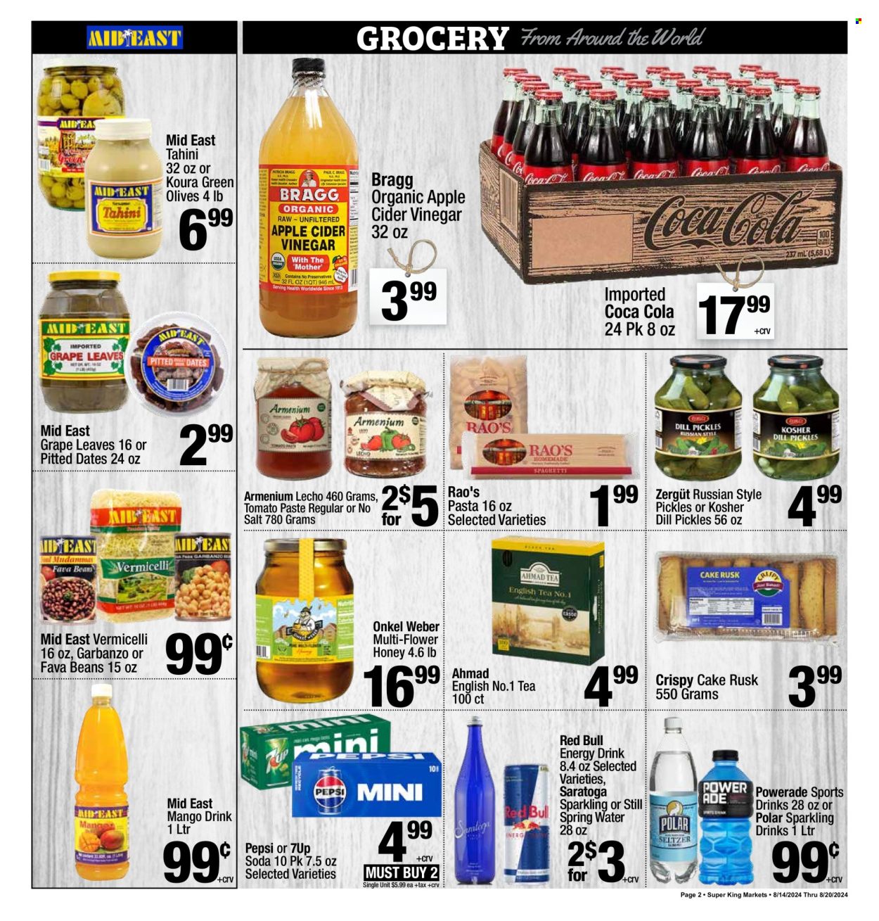 Super King Markets ad - 08/14/2024 - 08/20/2024. Page 2