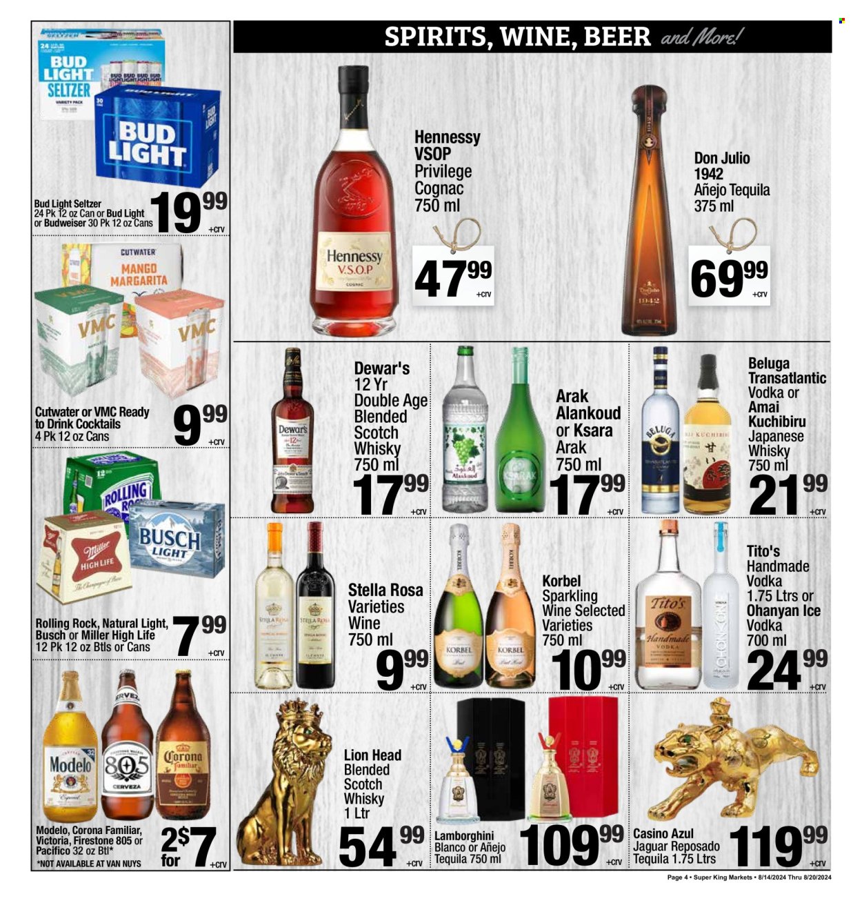 Super King Markets ad - 08/14/2024 - 08/20/2024. Page 4