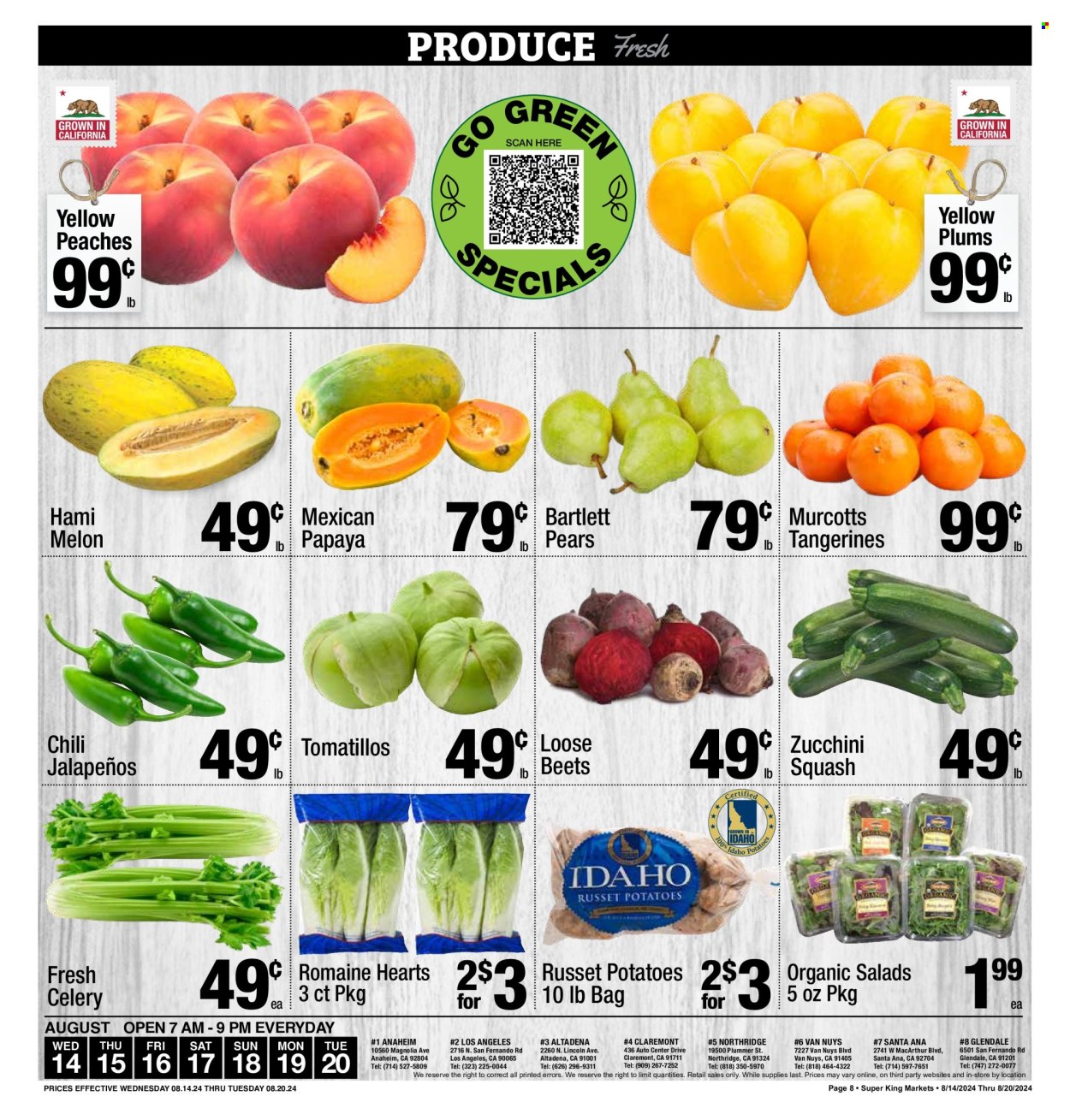 Super King Markets ad - 08/14/2024 - 08/20/2024. Page 8