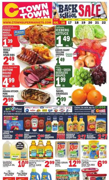 C-Town Flyer - 08/16/2024 - 08/22/2024.