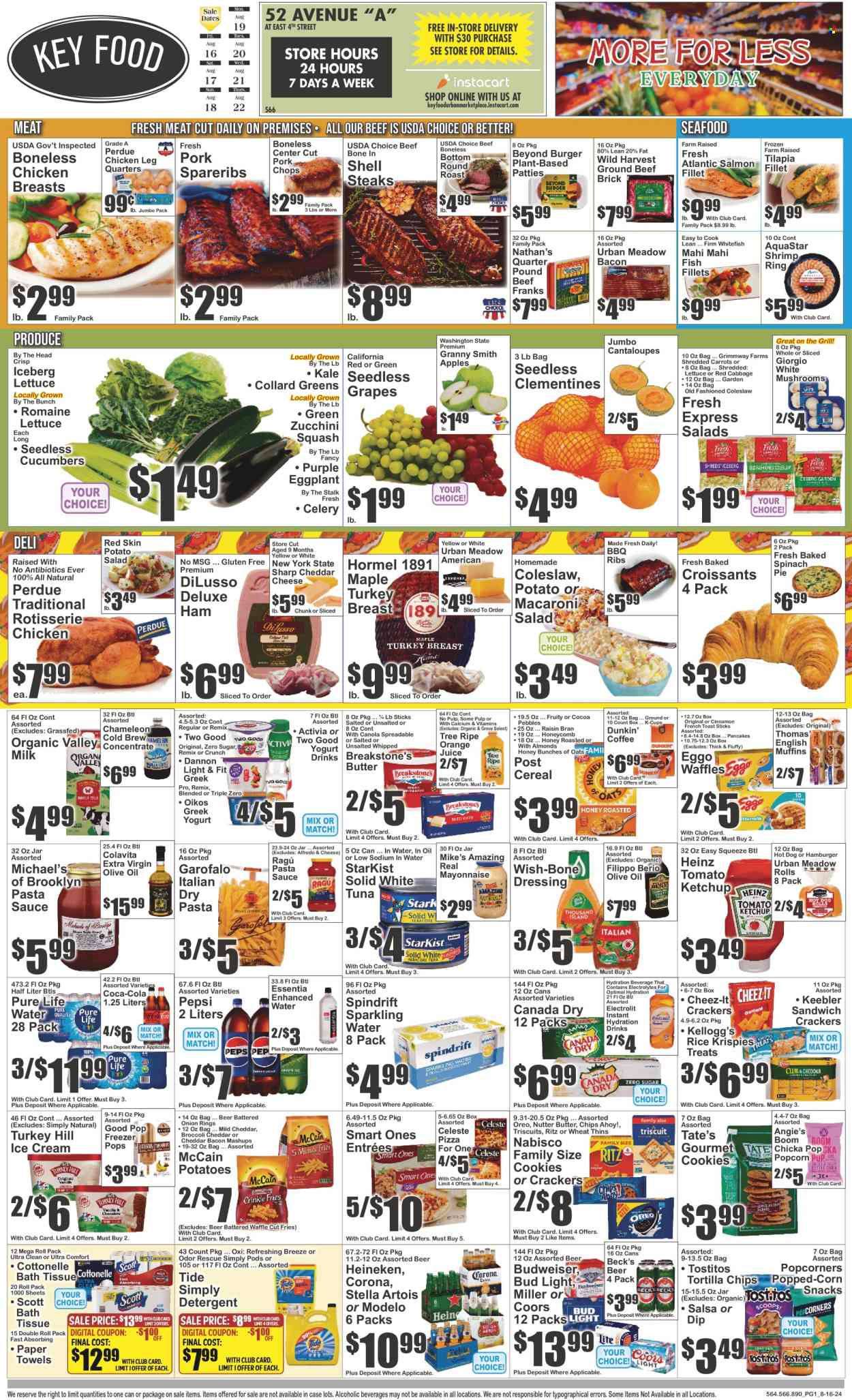 Key Food ad - 08/16/2024 - 08/22/2024. Page 1