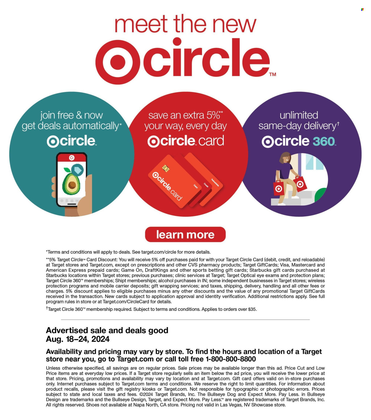 Target ad - 08/18/2024 - 08/24/2024. Page 37