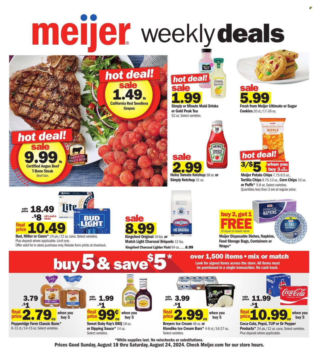 Meijer ad - 08/18/2024 - 08/24/2024. Page 1
