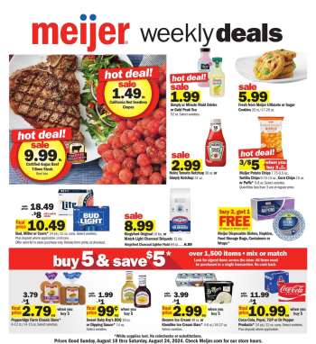 Meijer Flyer - 08/18/2024 - 08/24/2024.