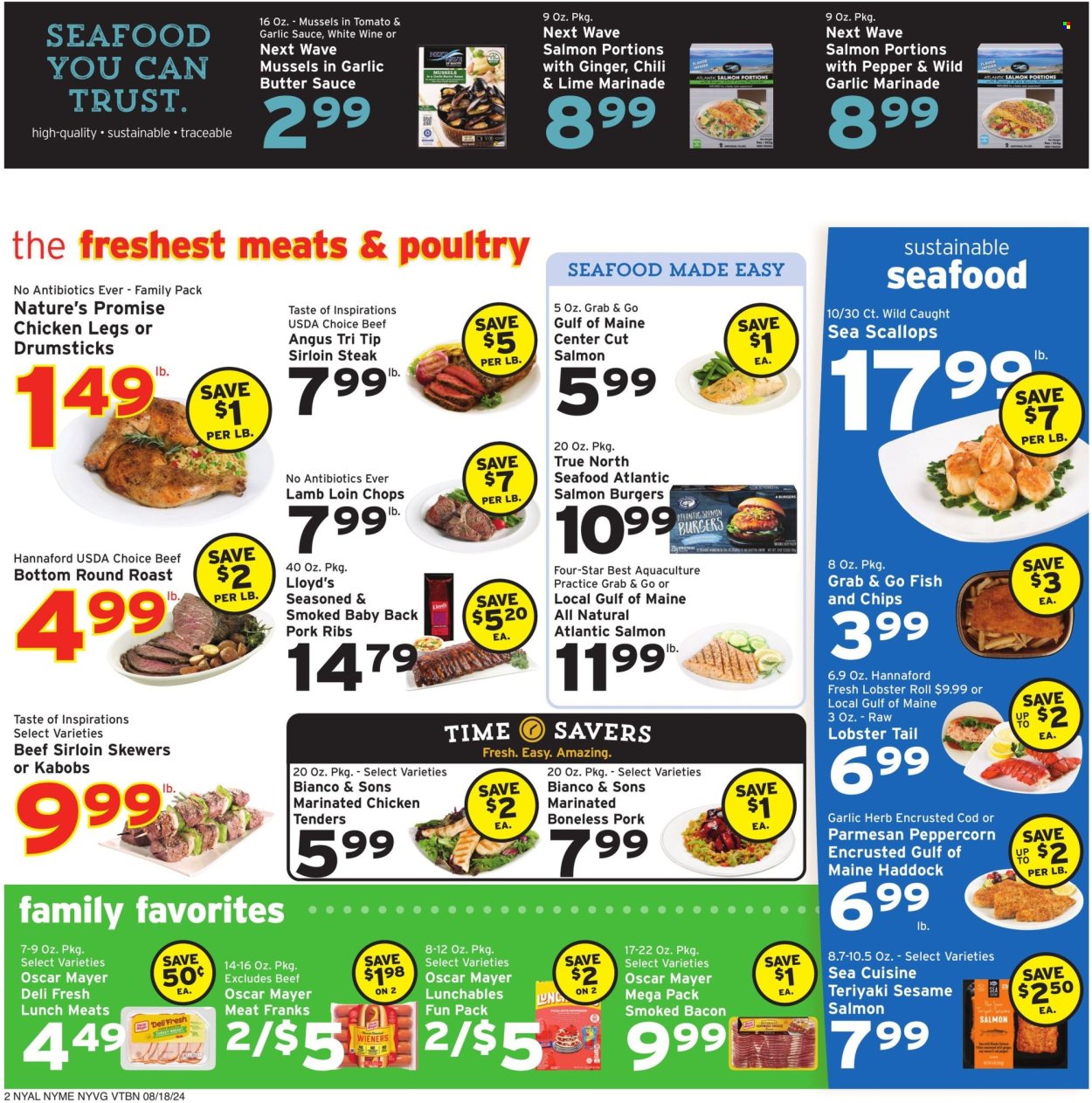 Hannaford ad - 08/18/2024 - 08/24/2024. Page 2