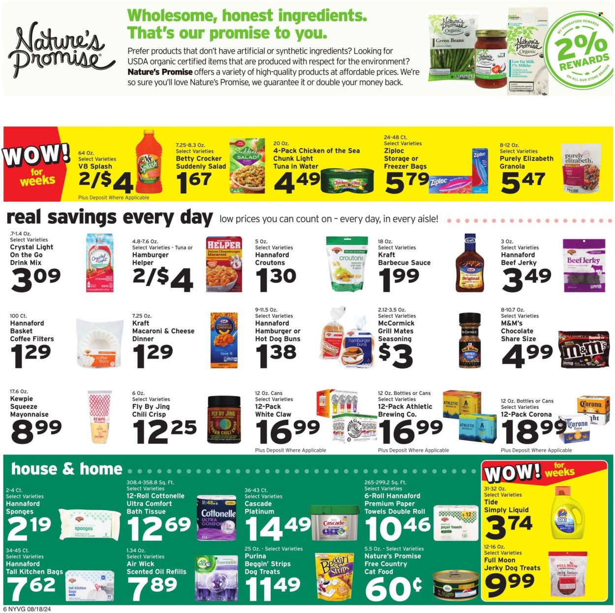 Hannaford ad - 08/18/2024 - 08/24/2024. Page 6