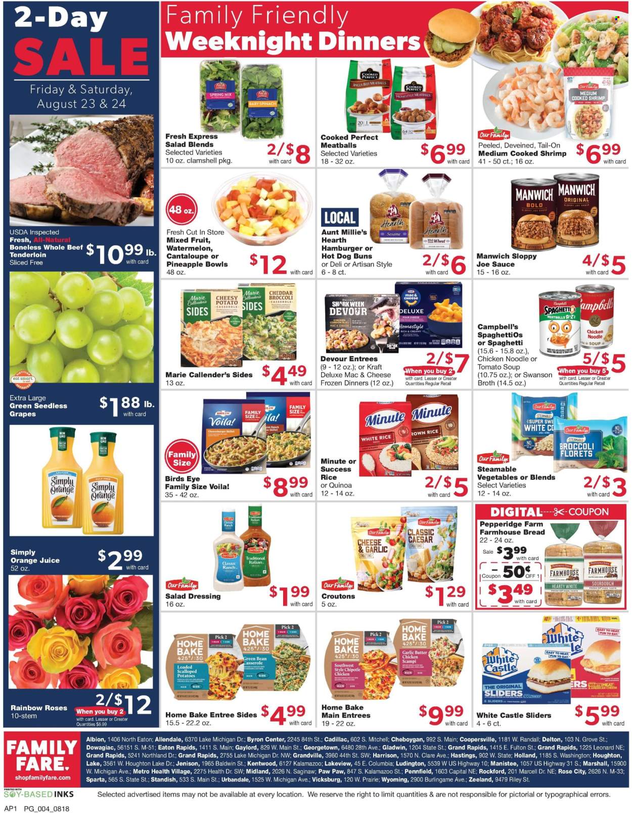 Family Fare ad - 08/18/2024 - 08/24/2024. Page 2