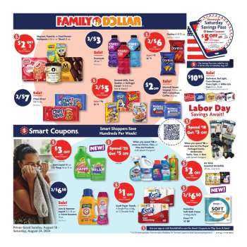 Family Dollar Flyer - 08/18/2024 - 08/24/2024.