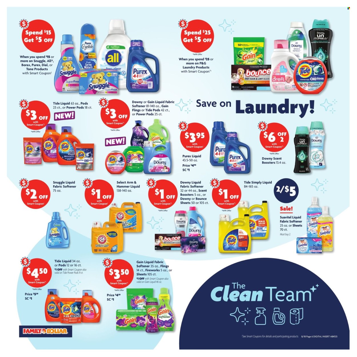 Family Dollar ad - 08/18/2024 - 08/24/2024. Page 7