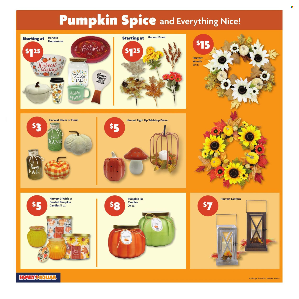 Family Dollar ad - 08/18/2024 - 08/24/2024. Page 9