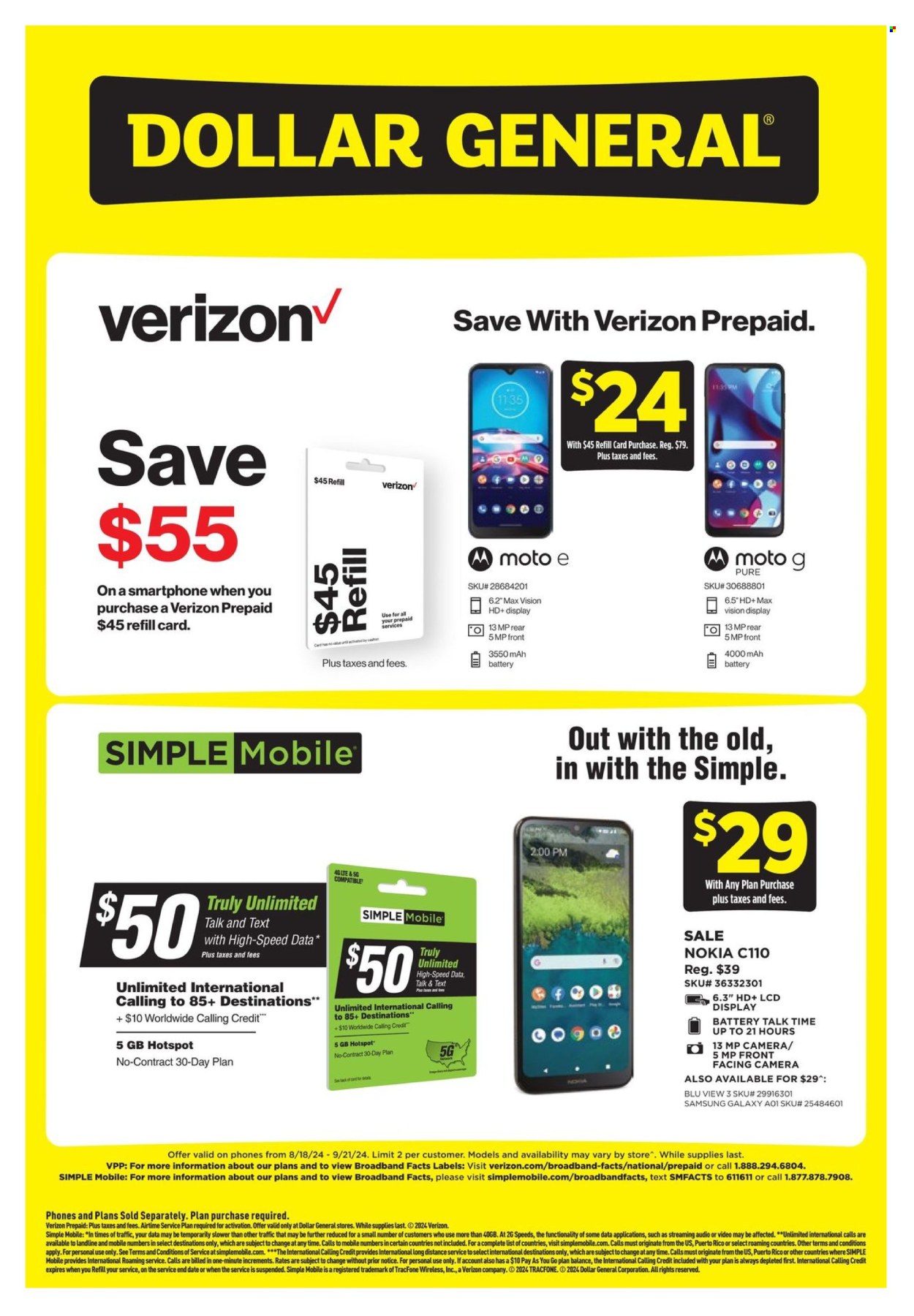Dollar General ad - 08/18/2024 - 09/21/2024. Page 2
