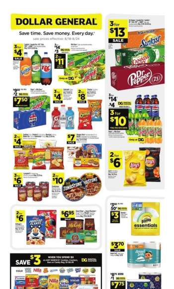 Dollar General Flyer - 08/18/2024 - 08/24/2024.