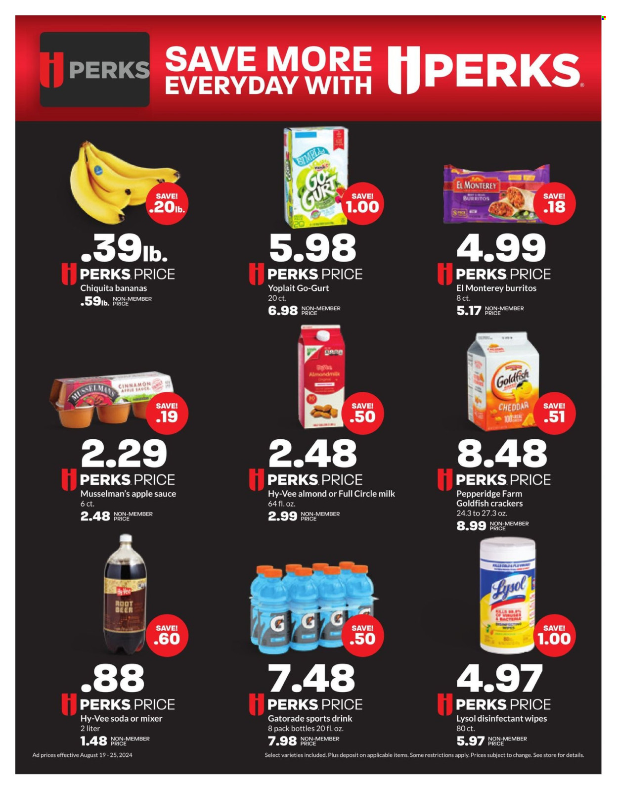 Hy-Vee ad - 08/19/2024 - 08/25/2024. Page 4