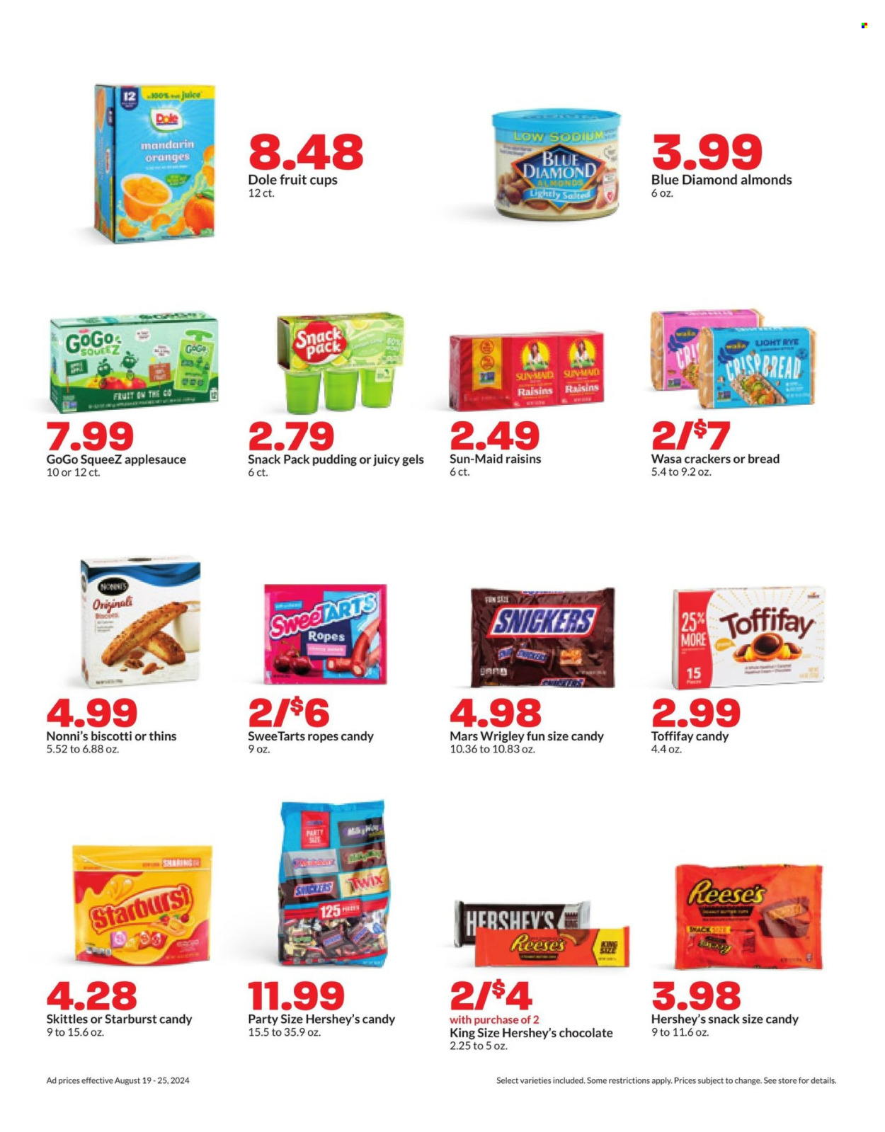 Hy-Vee ad - 08/19/2024 - 08/25/2024. Page 20