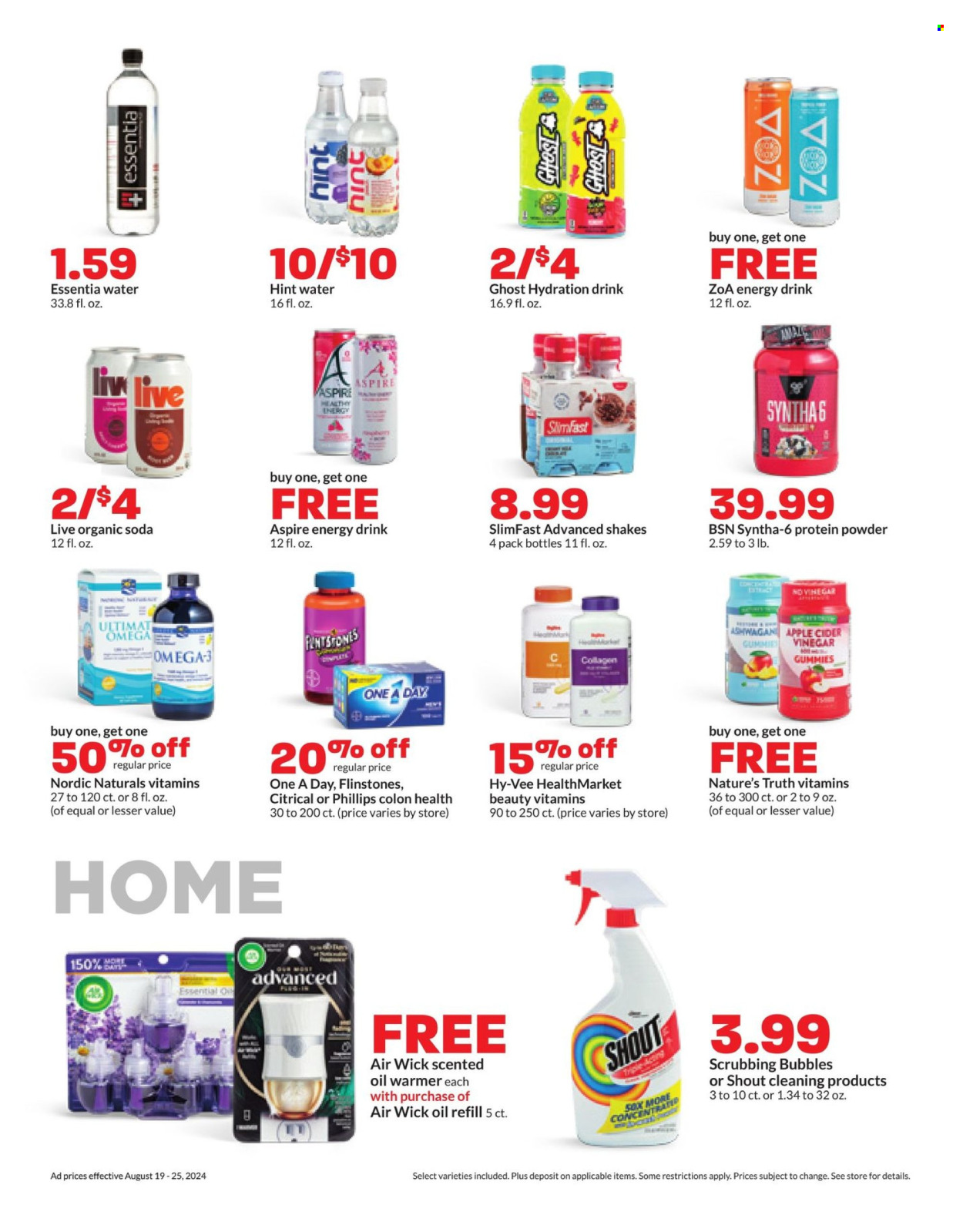 Hy-Vee ad - 08/19/2024 - 08/25/2024. Page 28