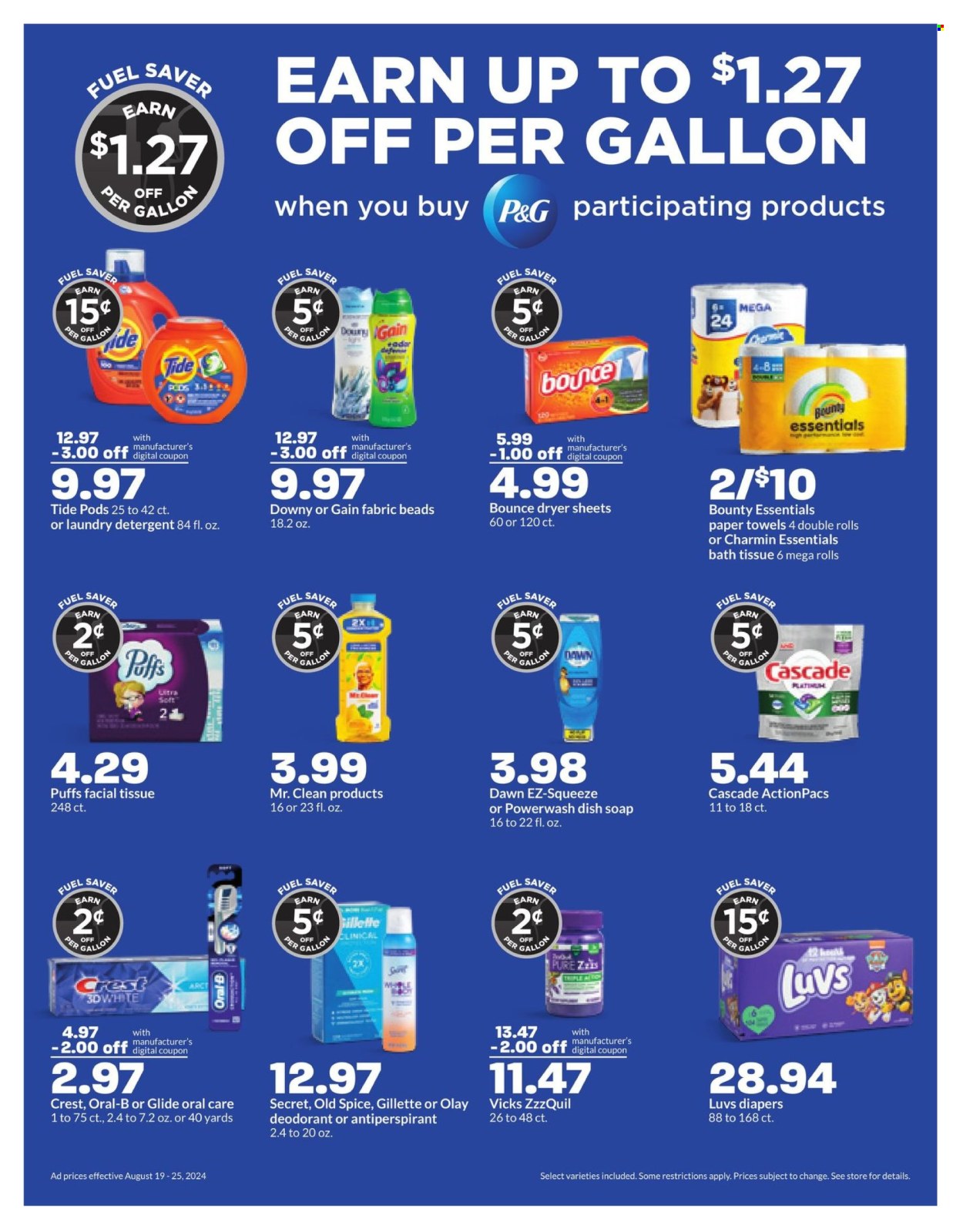 Hy-Vee ad - 08/19/2024 - 08/25/2024. Page 30