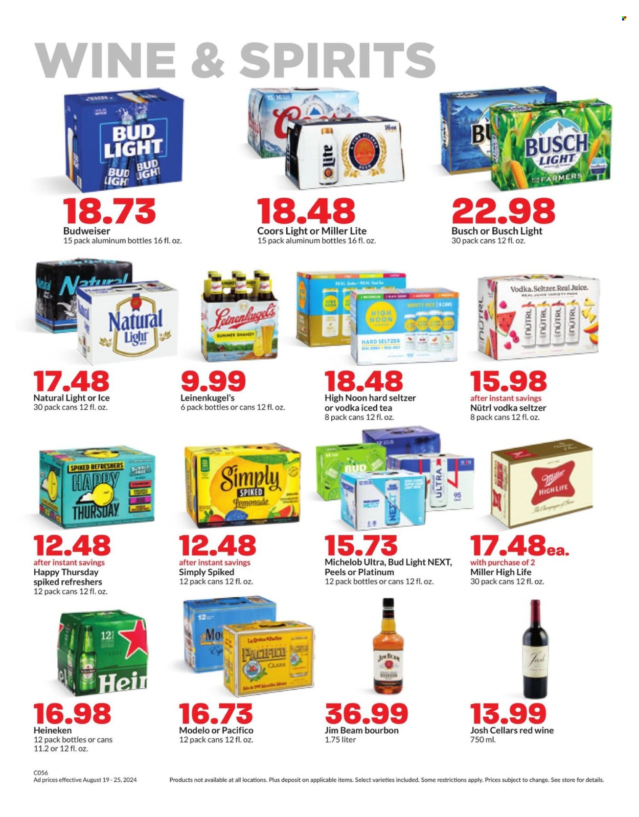 Hy-Vee ad - 08/19/2024 - 08/25/2024. Page 32
