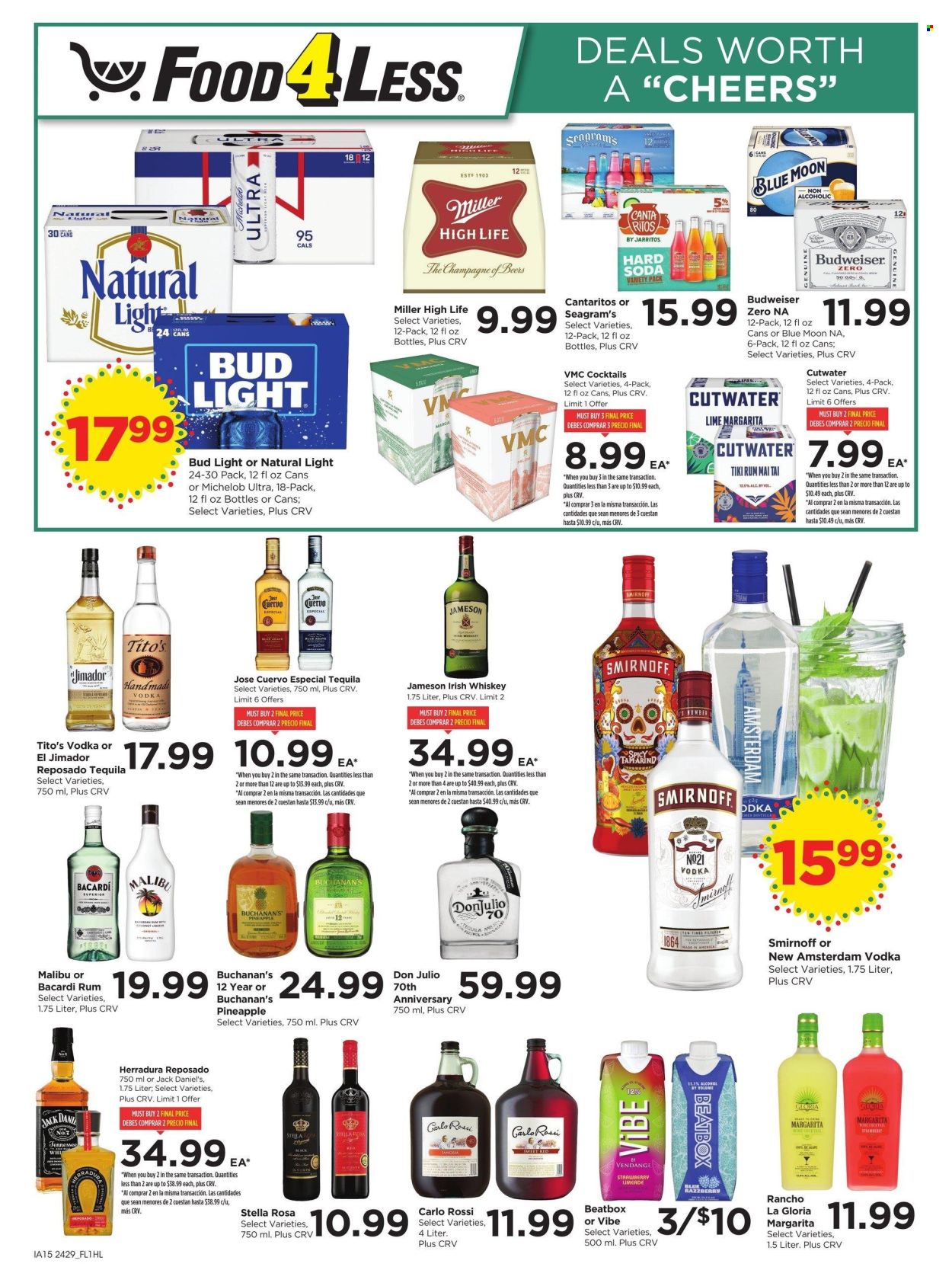 Food 4 Less ad - 08/21/2024 - 08/27/2024. Page 1