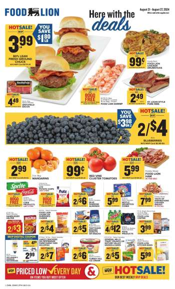 Food Lion Flyer - 08/21/2024 - 08/27/2024.