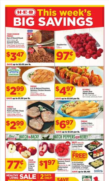 H-E-B Flyer - 08/21/2024 - 08/27/2024.