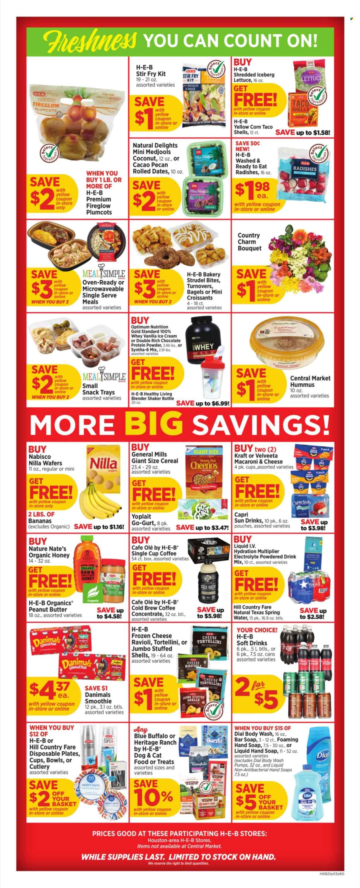 H-E-B ad - 08/21/2024 - 08/27/2024. Page 3