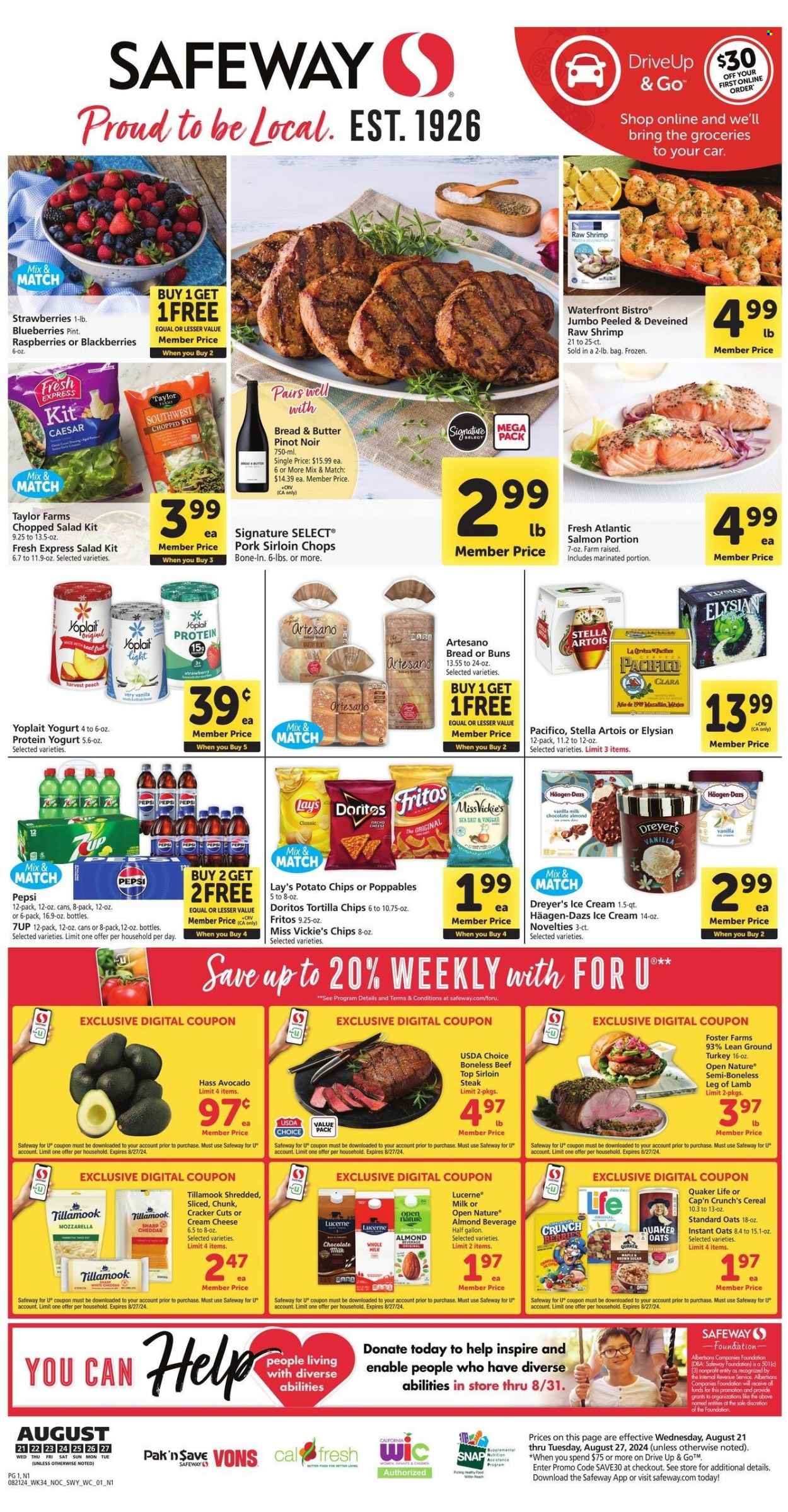 Safeway ad - 08/21/2024 - 08/27/2024. Page 1
