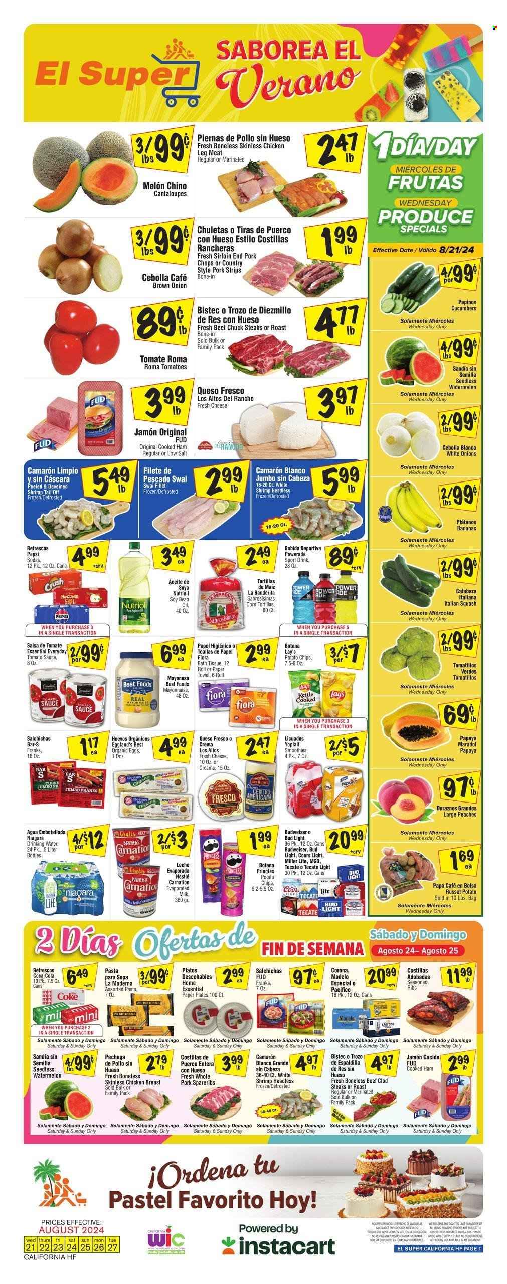 El Super ad - 08/21/2024 - 08/27/2024. Page 1