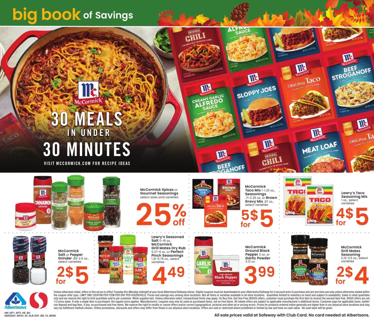 Albertsons ad - 08/20/2024 - 09/23/2024. Page 18