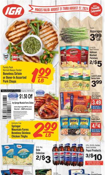 IGA Flyer - 08/21/2024 - 08/27/2024.