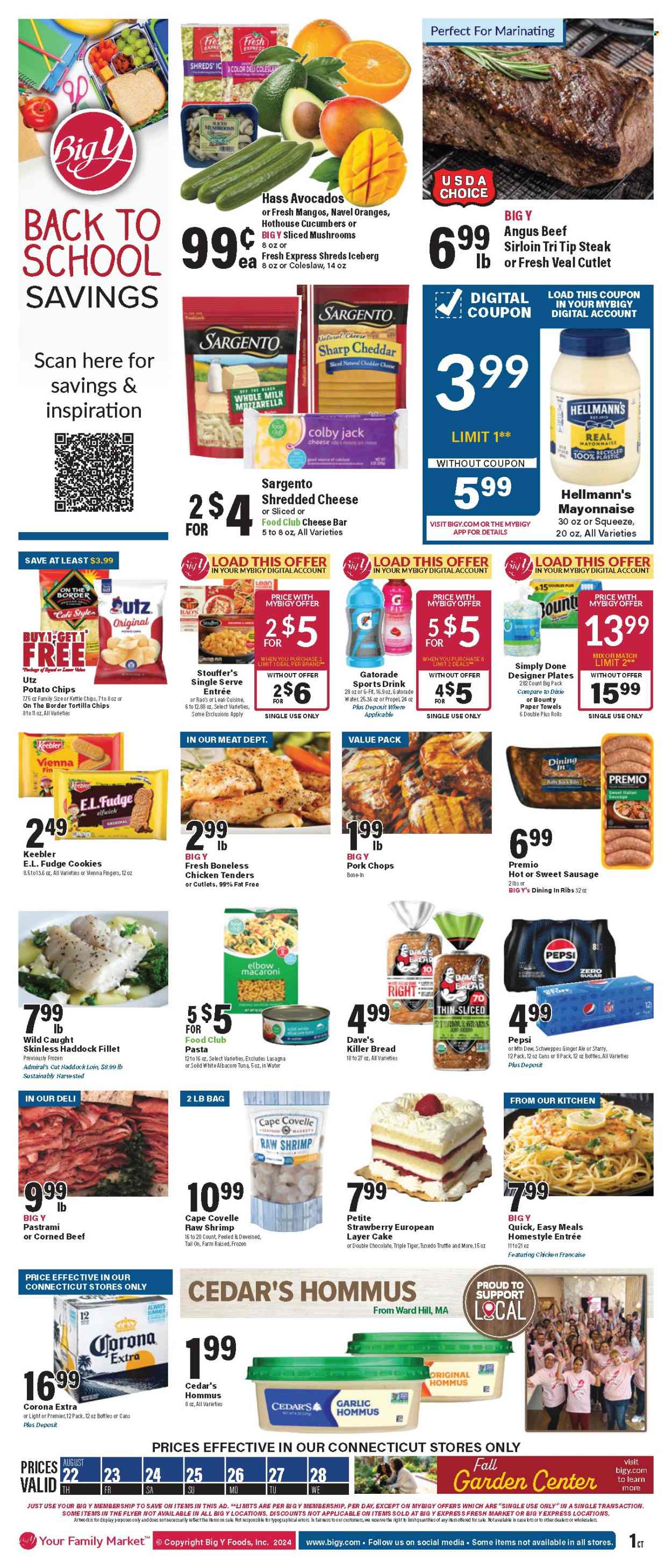 Big Y ad - 08/22/2024 - 08/28/2024. Page 1