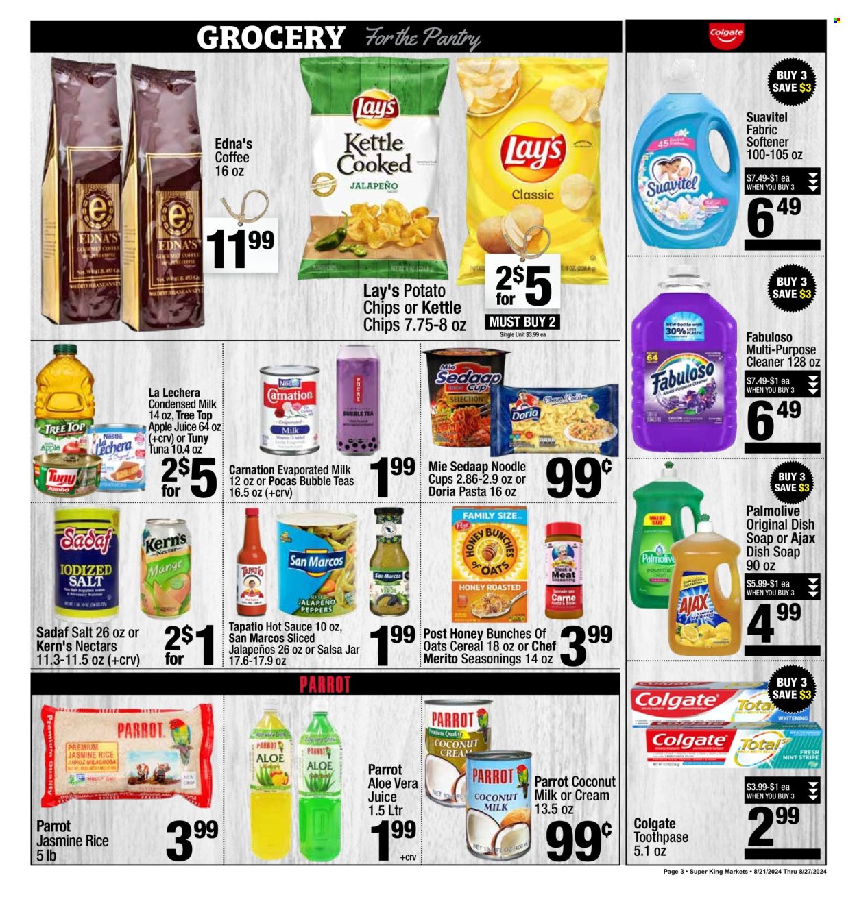 Super King Markets ad - 08/21/2024 - 08/27/2024. Page 3