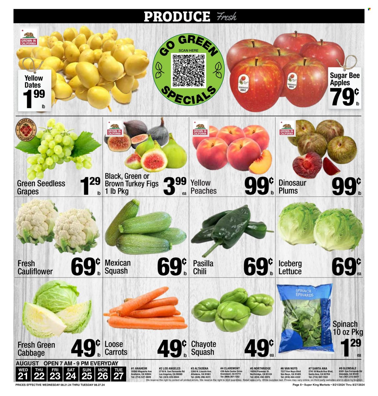 Super King Markets ad - 08/21/2024 - 08/27/2024. Page 8
