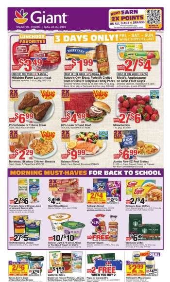 Giant Food Flyer - 08/23/2024 - 08/29/2024.
