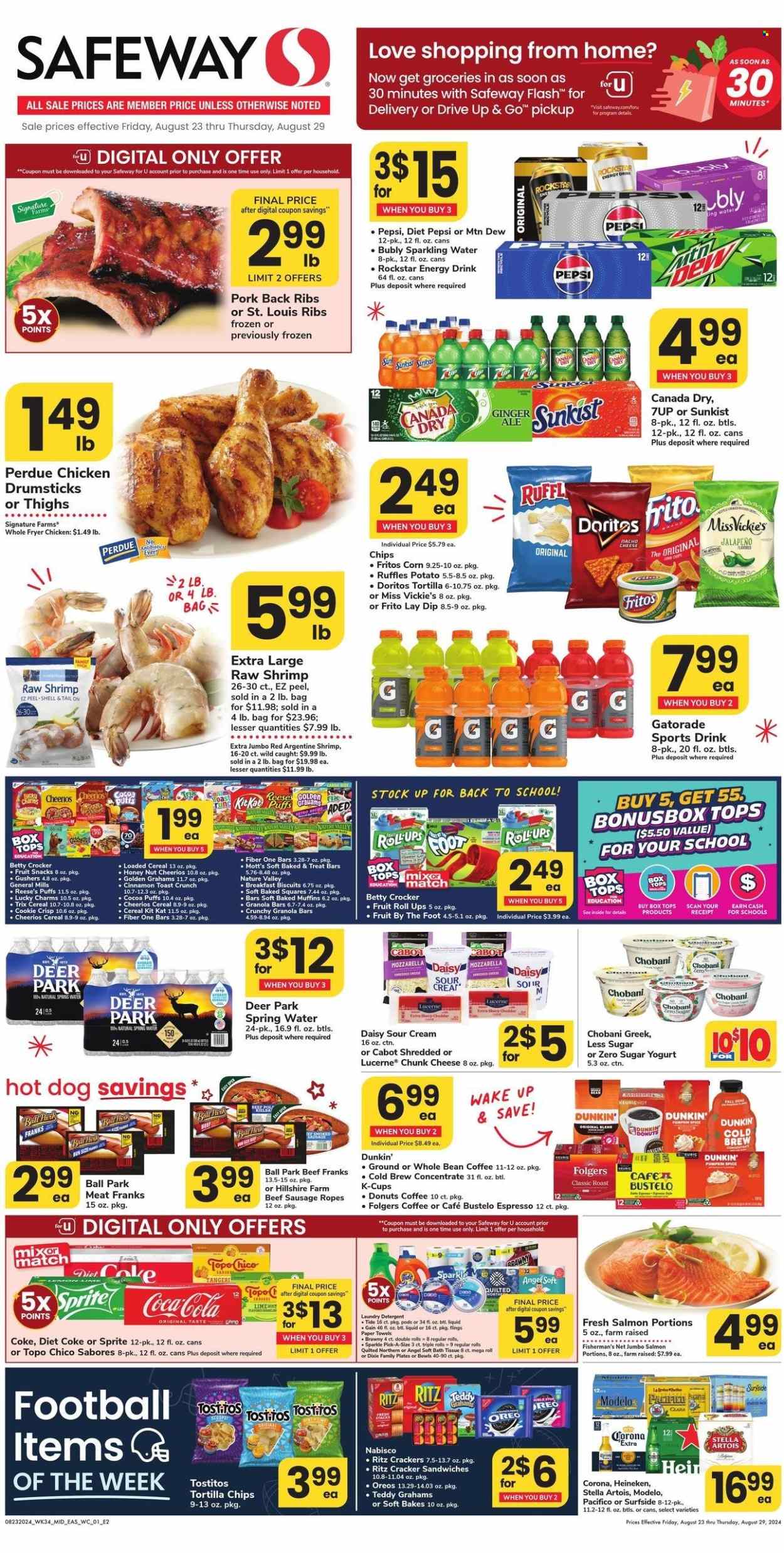 Safeway ad - 08/23/2024 - 08/29/2024. Page 1
