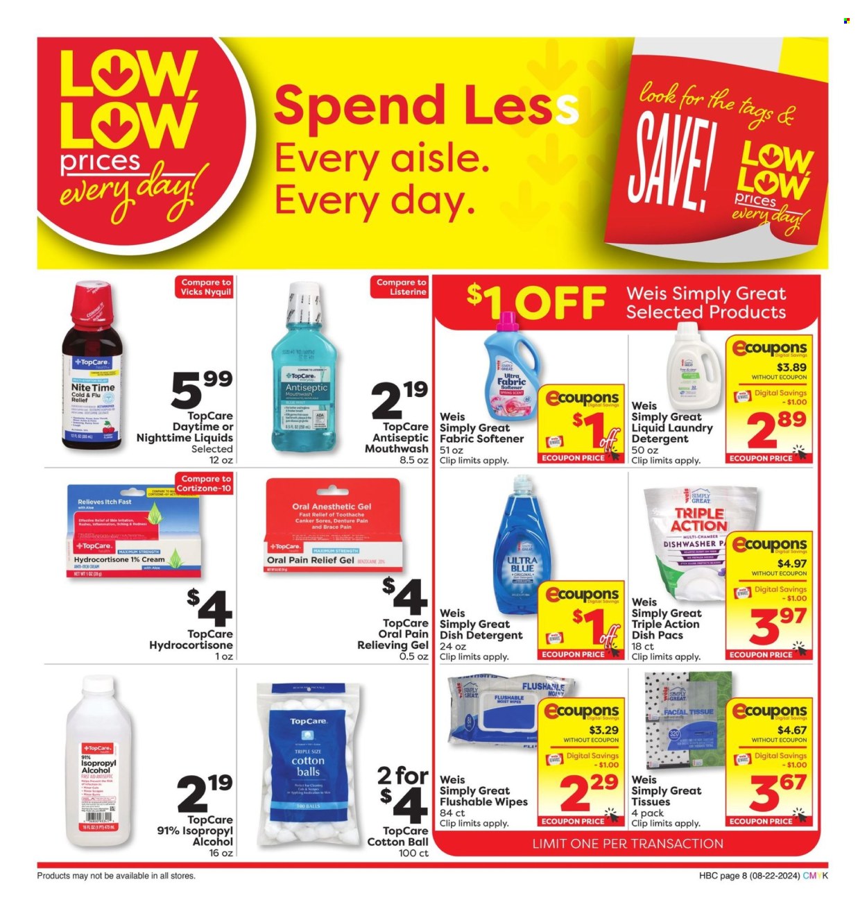 Weis ad - 08/22/2024 - 09/18/2024. Page 8
