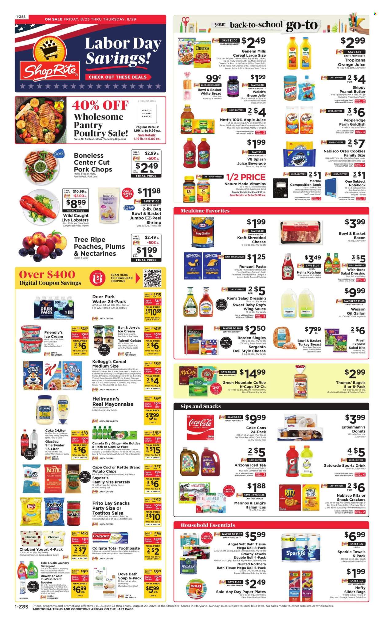 ShopRite ad - 08/23/2024 - 08/29/2024. Page 1