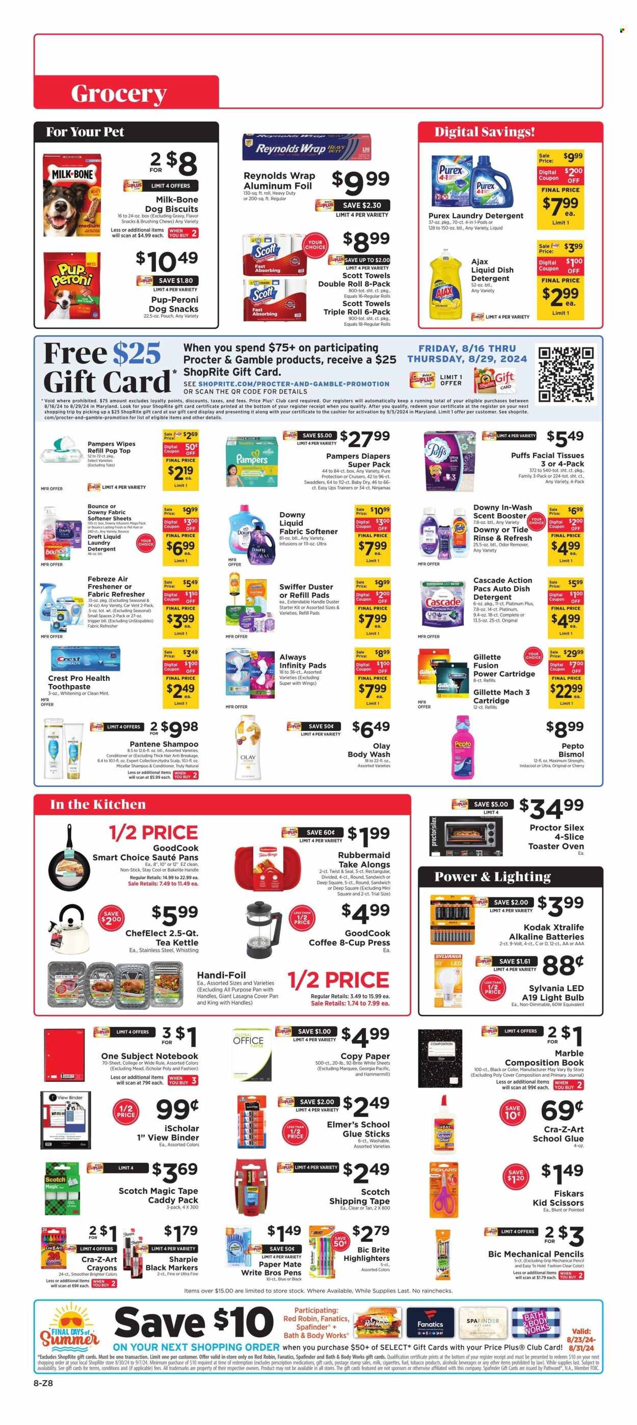 ShopRite ad - 08/23/2024 - 08/29/2024. Page 8