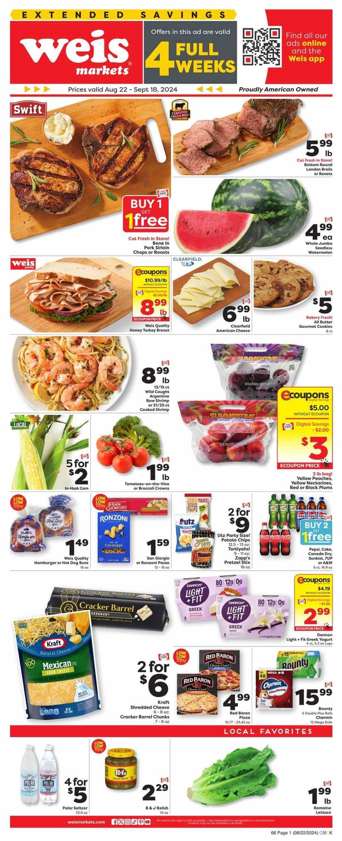 Weis ad - 08/22/2024 - 09/18/2024. Page 1