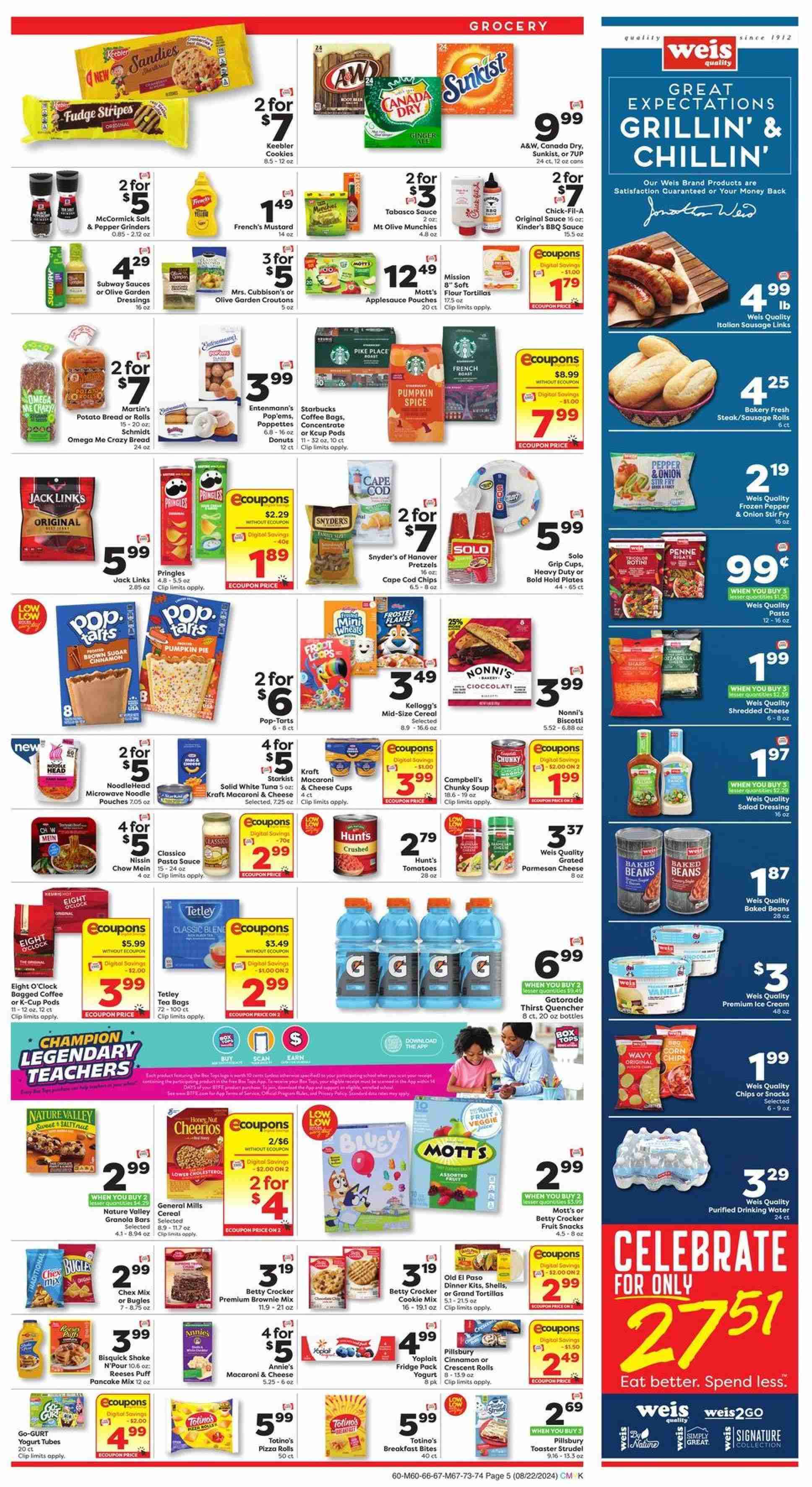 Weis ad - 08/22/2024 - 09/18/2024. Page 4