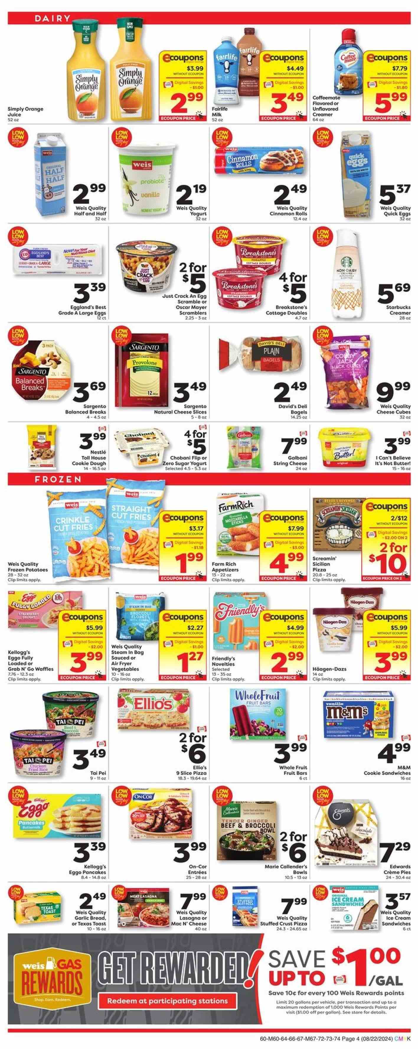 Weis ad - 08/22/2024 - 09/18/2024. Page 5