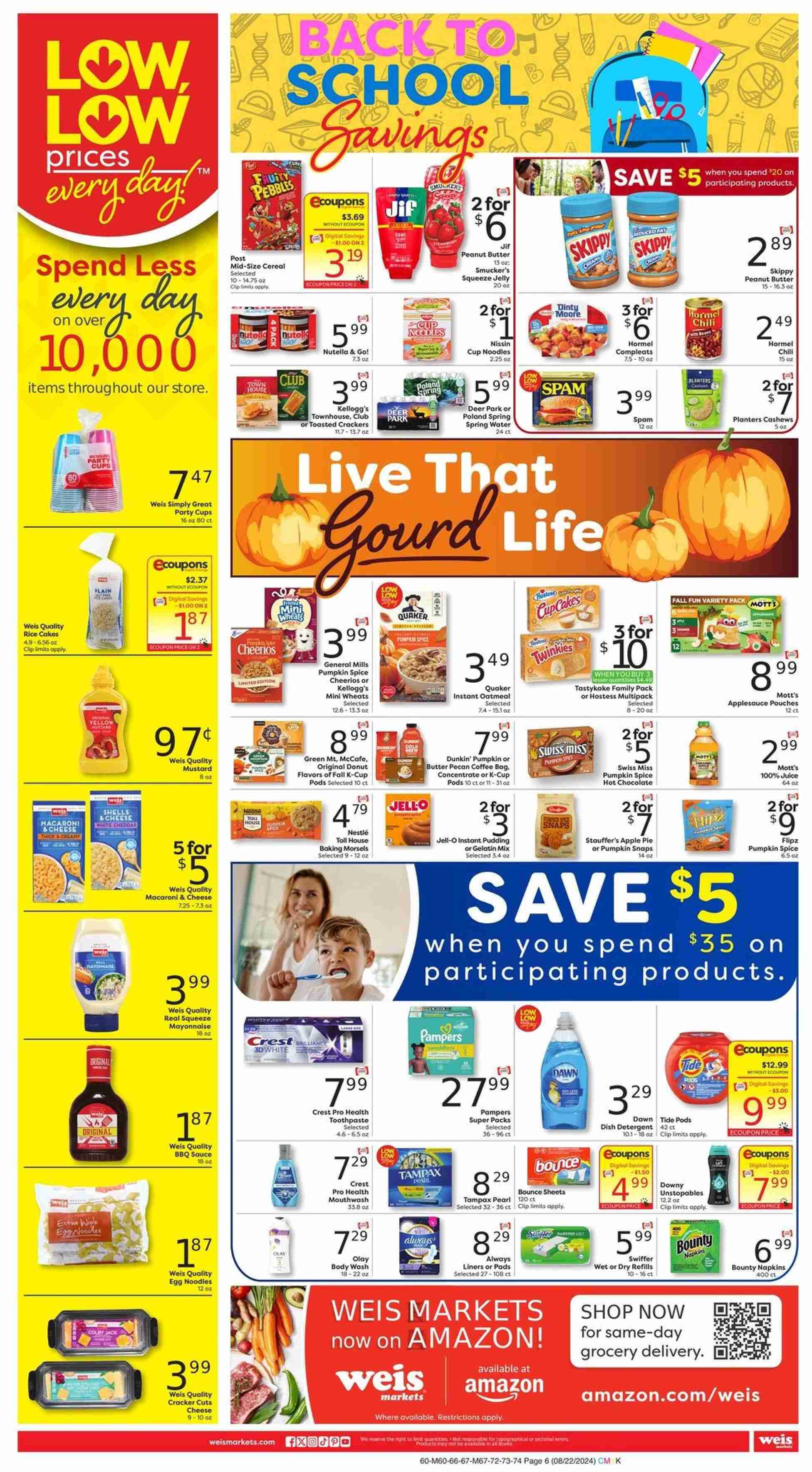 Weis ad - 08/22/2024 - 09/18/2024. Page 6