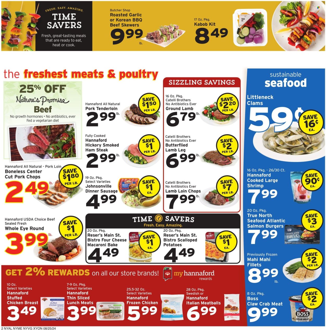 Hannaford ad - 08/25/2024 - 08/31/2024. Page 2