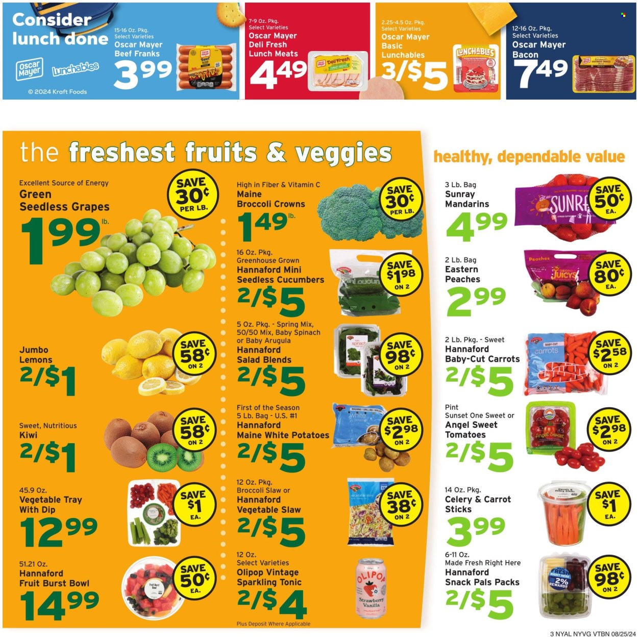 Hannaford ad - 08/25/2024 - 08/31/2024. Page 3