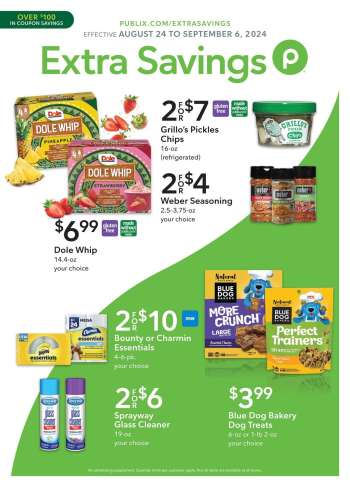 Publix Flyer - 08/24/2024 - 09/06/2024.