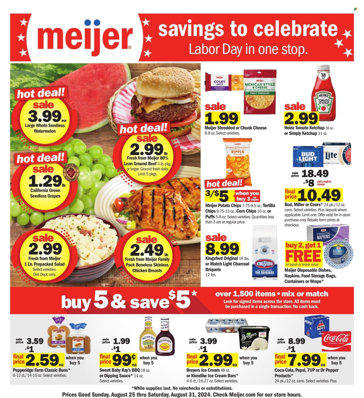 Meijer ad - 08/25/2024 - 08/31/2024. Page 1