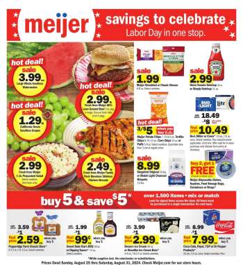 Meijer Flyer - 08/25/2024 - 08/31/2024.