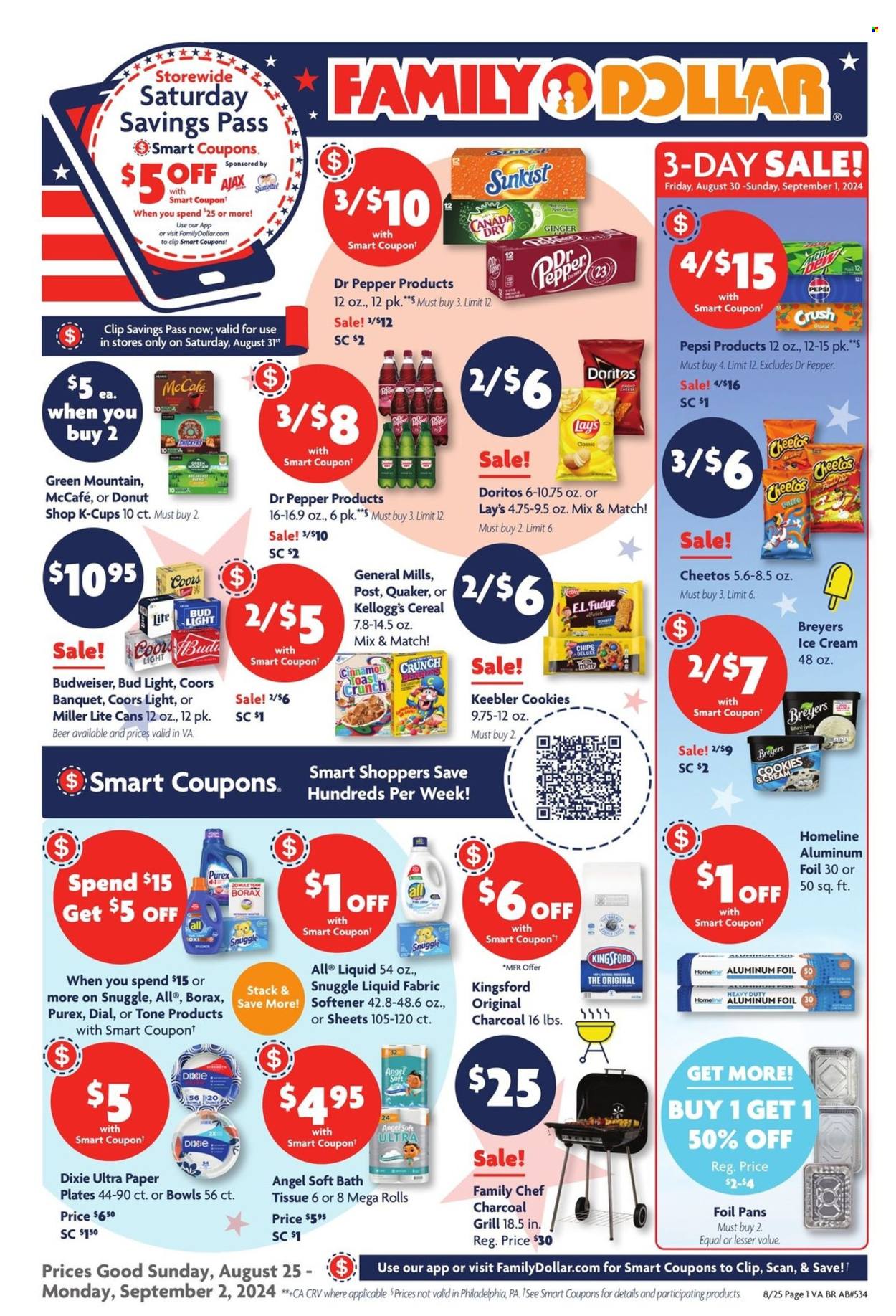 Family Dollar ad - 08/25/2024 - 09/02/2024. Page 1