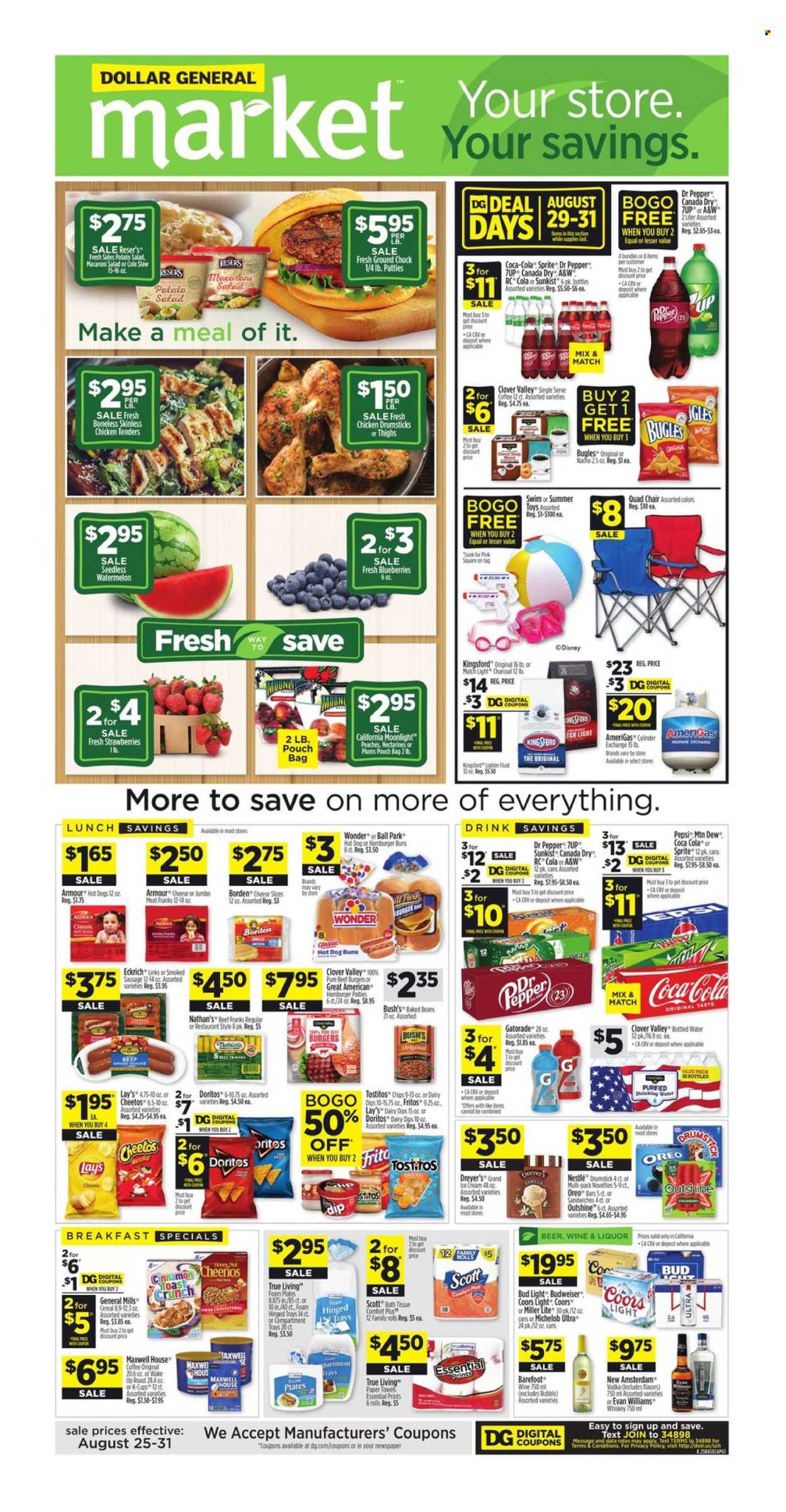 Dollar General ad - 08/25/2024 - 08/31/2024. Page 1