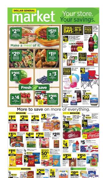 Dollar General Flyer - 08/25/2024 - 08/31/2024.