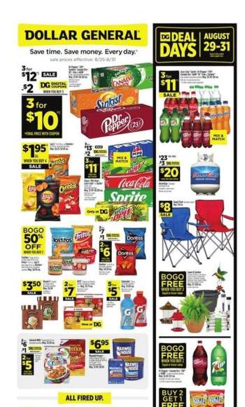 Dollar General Flyer - 08/25/2024 - 08/31/2024.